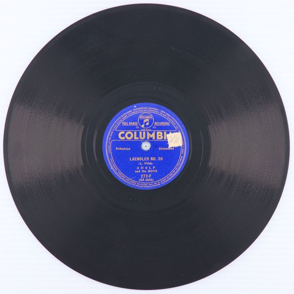 Adolf & The Boys Proto Ty Jsi Plakala/Laendler No. 20 78 rpm Record 272-F Czech - Picture 4 of 16